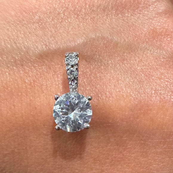 Diamonique 925 Sterling Silver - Picture 1 of 11